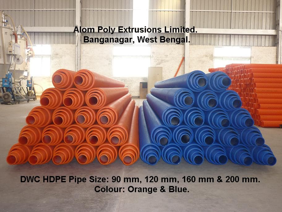 Double wall corrugated-DWC- HDPE Pipes